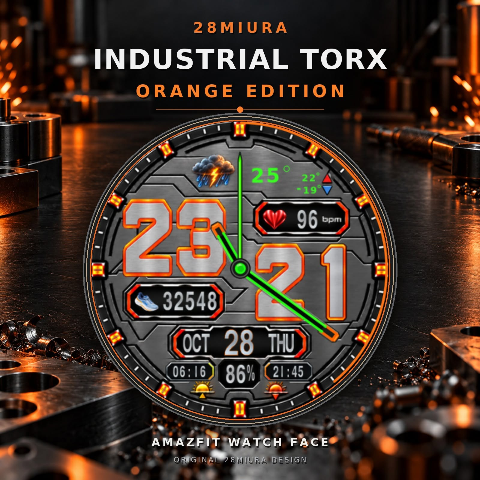 28miura Industrial by 28miura for Amazfit T-Rex 3 Pro 48mm — presentation artwork