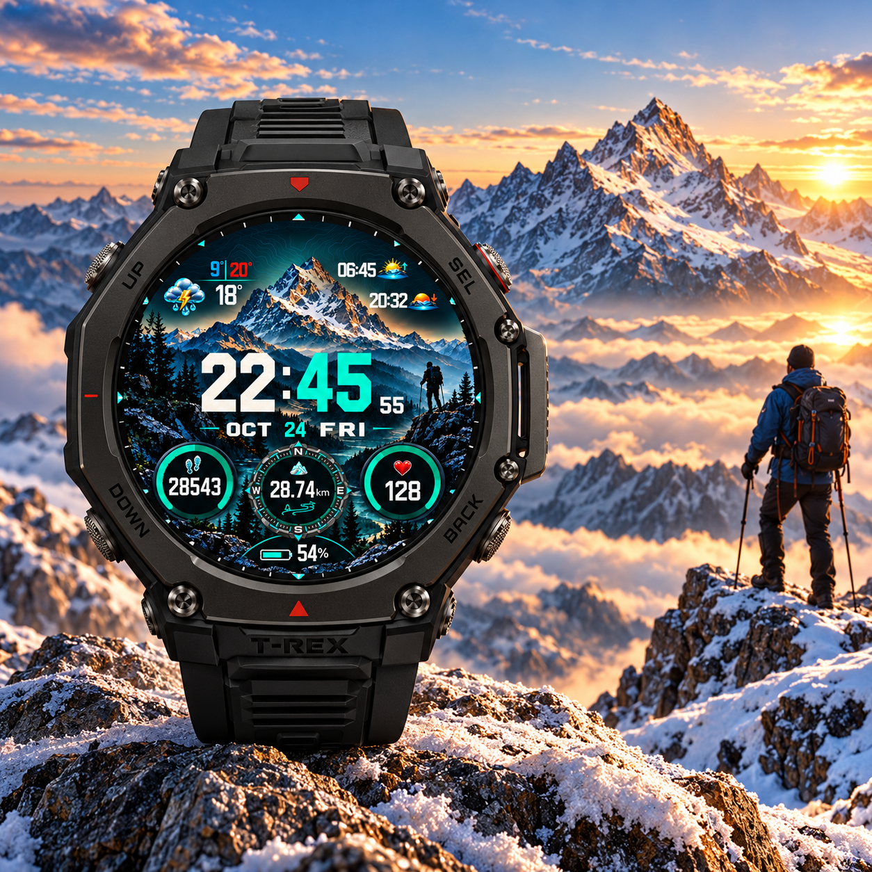Trex Alpin by 28miura for Amazfit T-Rex 3 Pro 48mm — presentation artwork